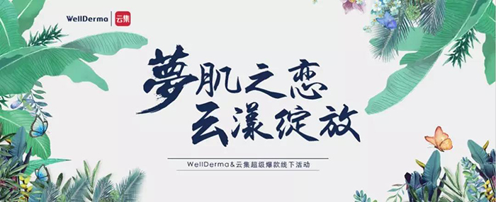 夢肌之戀，云漾綻放——WellDerma夢蝸2019新品發(fā)布會-會議會展活動策劃案例-杭州伍方會議服務(wù)有限公司